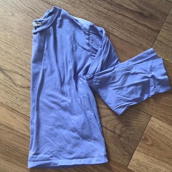 🇺🇸 RICHER POORER | 100% Cotton Long Sleeve Box Cut T-Shirt Purple XS - Picture 2 of 8